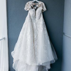 Customized Wedding Dress and matching veil